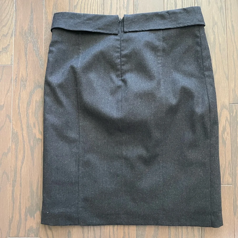 FRANKIE MORELLO MILAN SWEATER FRONT STRETCH WOOL SKIRT